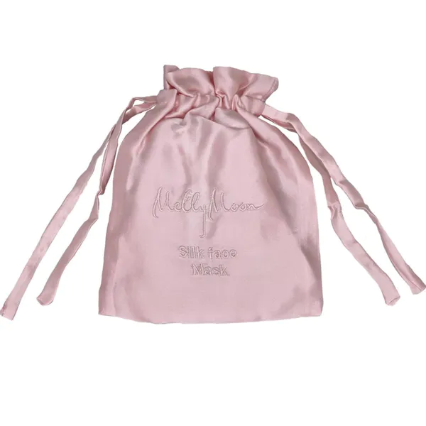 Hovedbilde Munnbind i silke-rosa