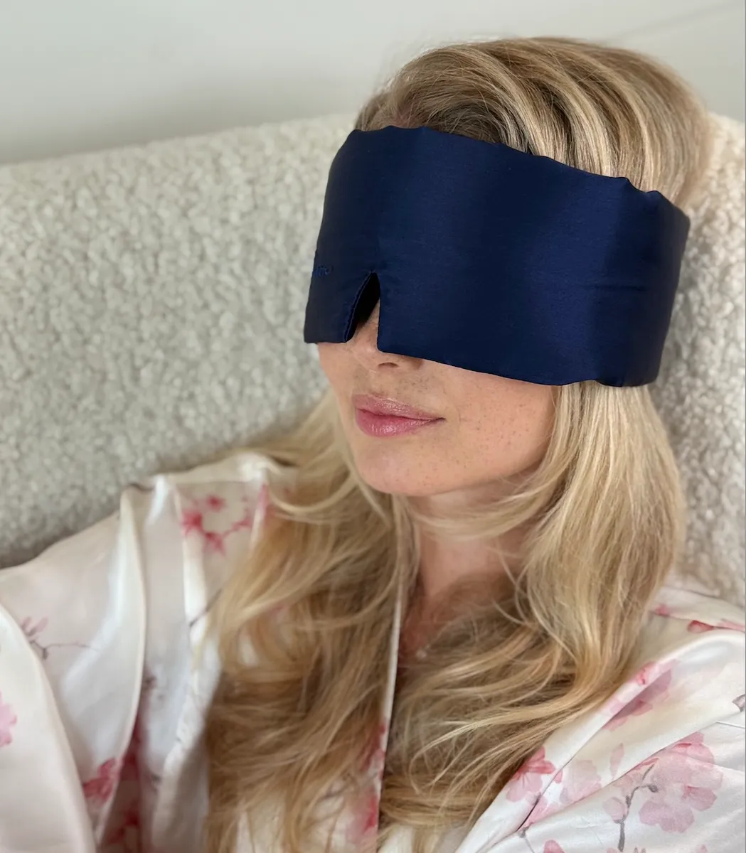 Sovemaske pillow - mørkeblå