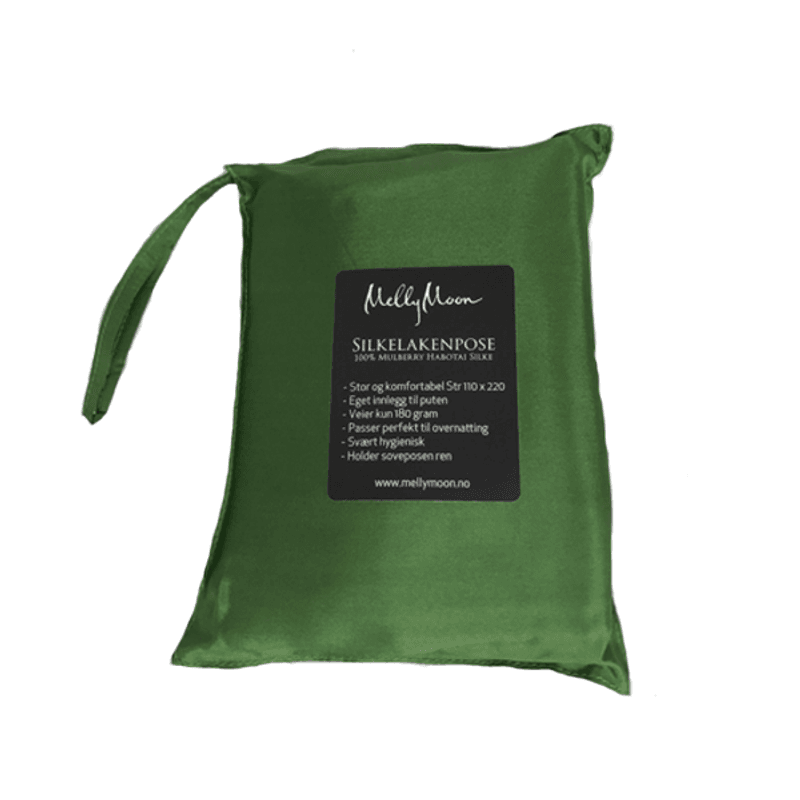 Silkelakenpose - grønn