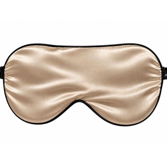 Hovedbilde Sovemaske - champagne/sort