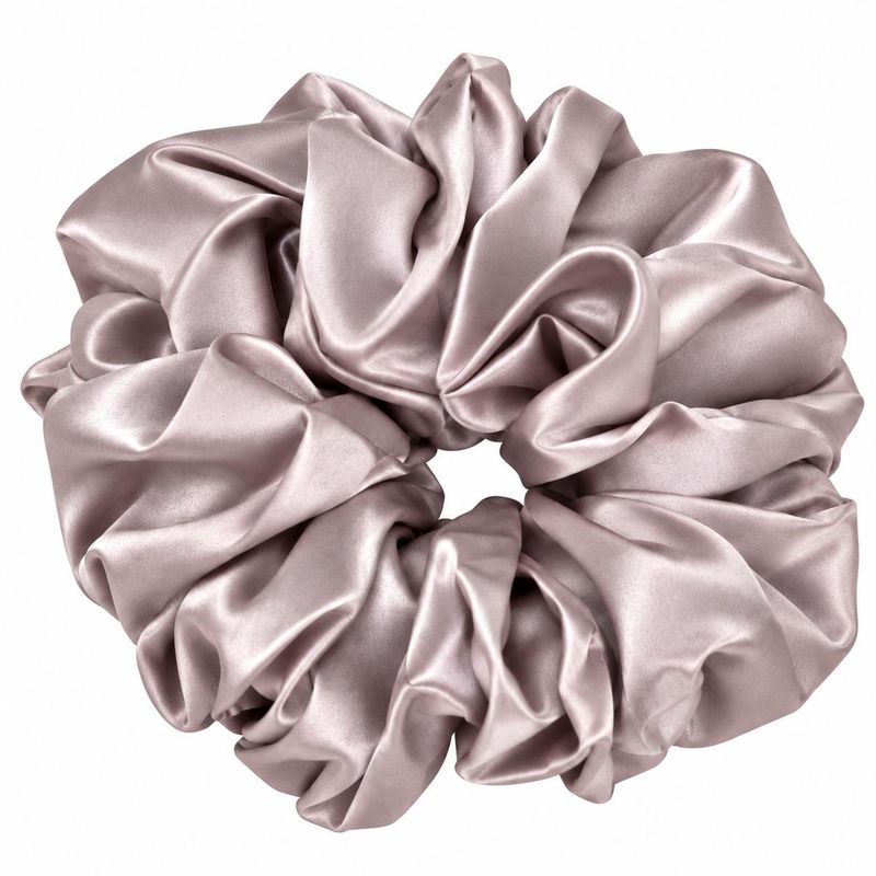 Scrunchies XL - perlegrå