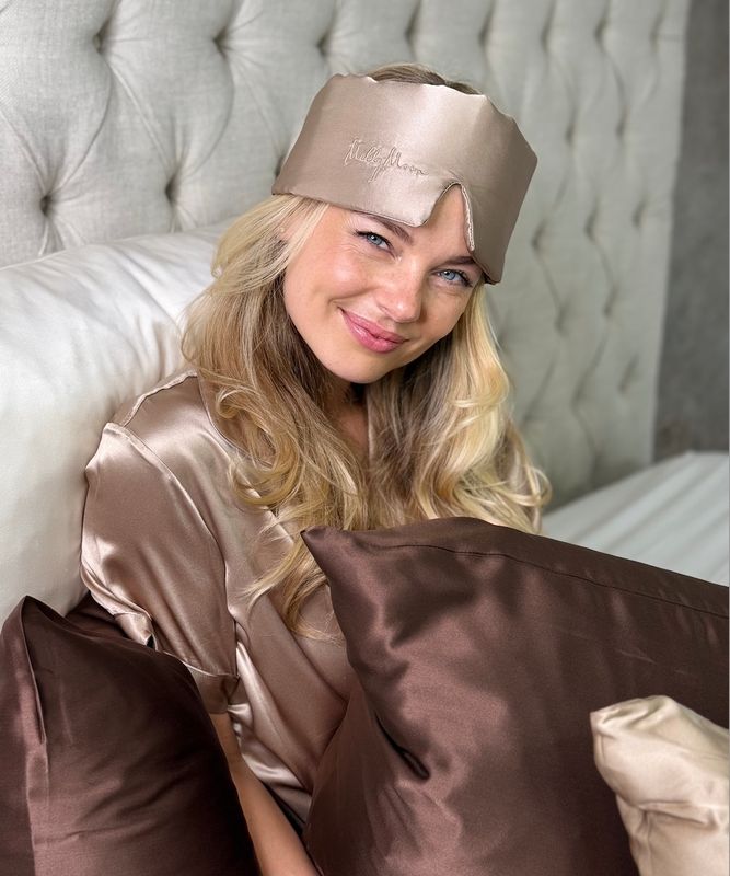 Sovemaske pillow - champagne