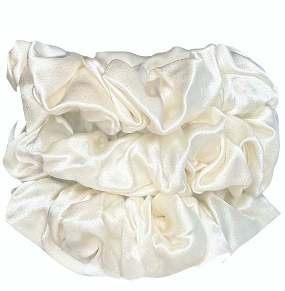 Hovedbilde Scrunchies - hvit