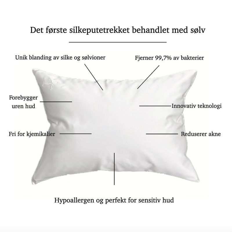 Silkeputetrekk - med sølvioner