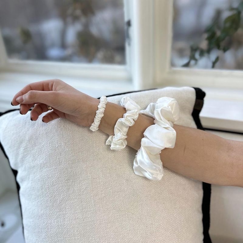 Scrunchies - hvit