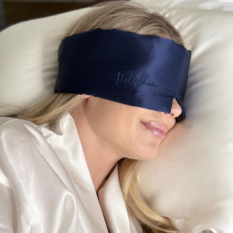 Sovemaske pillow - mørkeblå