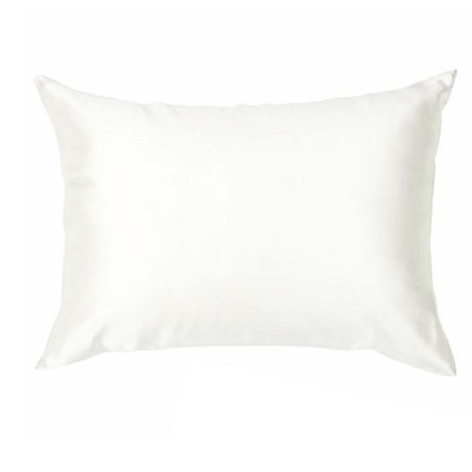 Hovedbilde Reisepute i silke- hvit