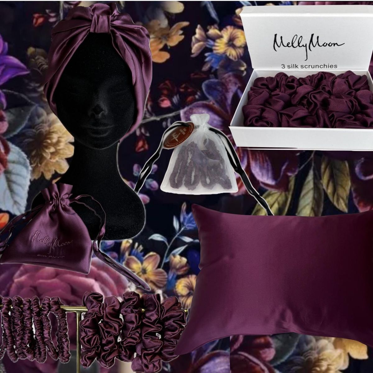 Silkeputetrekk - plomme- glidelås